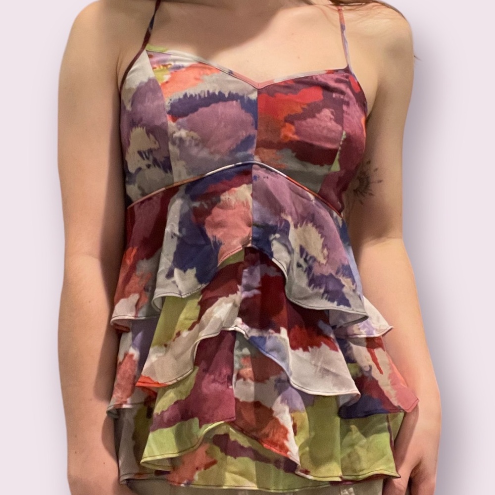 Y2K Multicolored Guess Top